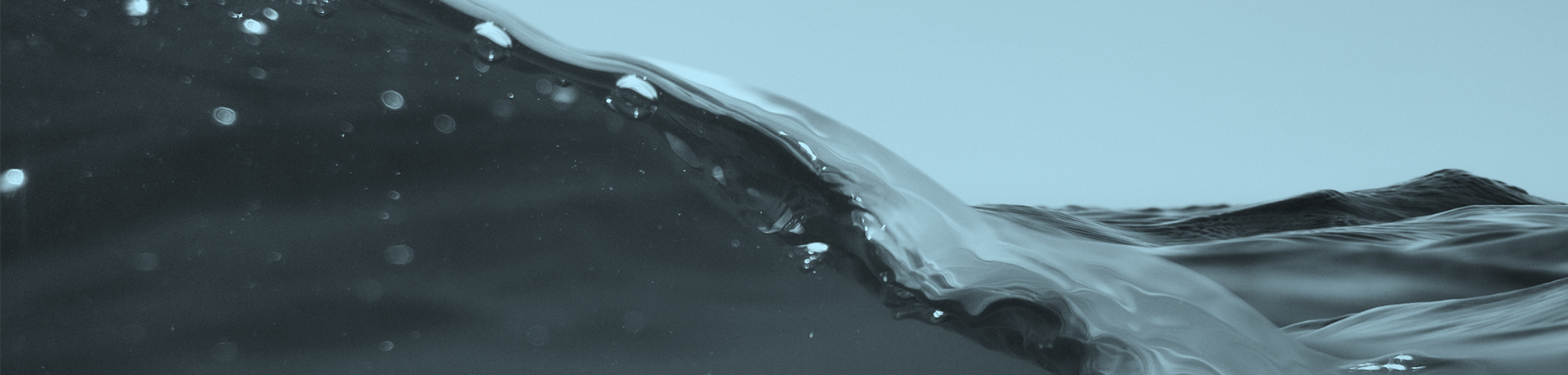 Nahaufnahme einer Wellenbewegung