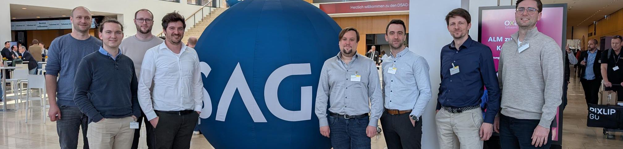 Bild unserer Kollegen beim Besuch der DSAG Technologietage 2025